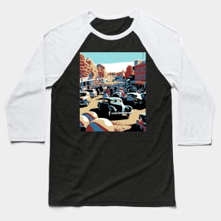 Retro Thanksgiving Day Parade Baseball T-Shirt